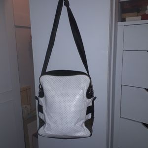 Point Zero Crossbody Purse School Bag White Black